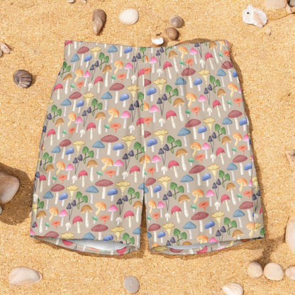 Swim Trunk beige Mushroom Grove on sand